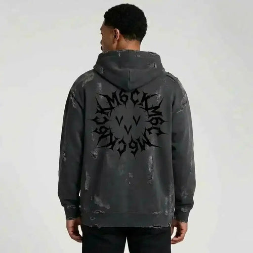 M6CK 777 Distressed Zipup