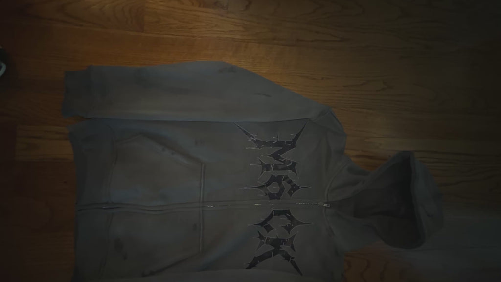 M6CK 777 Distressed Zipup